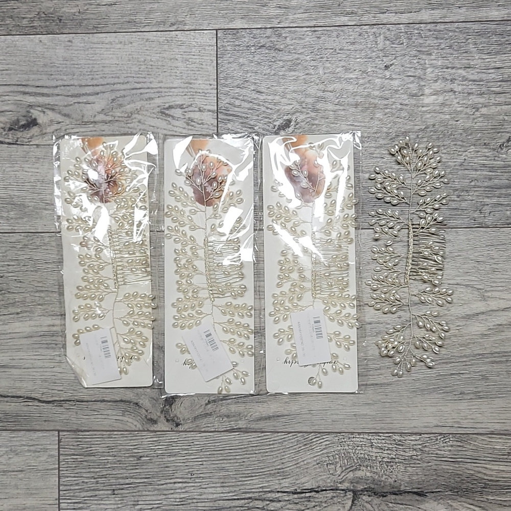 NIB Pearl Hair Pieces (4 pieces) - Picture 1 of 5